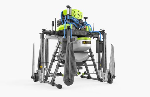 噴灑農藥的無人機 噴灑農藥的無人機